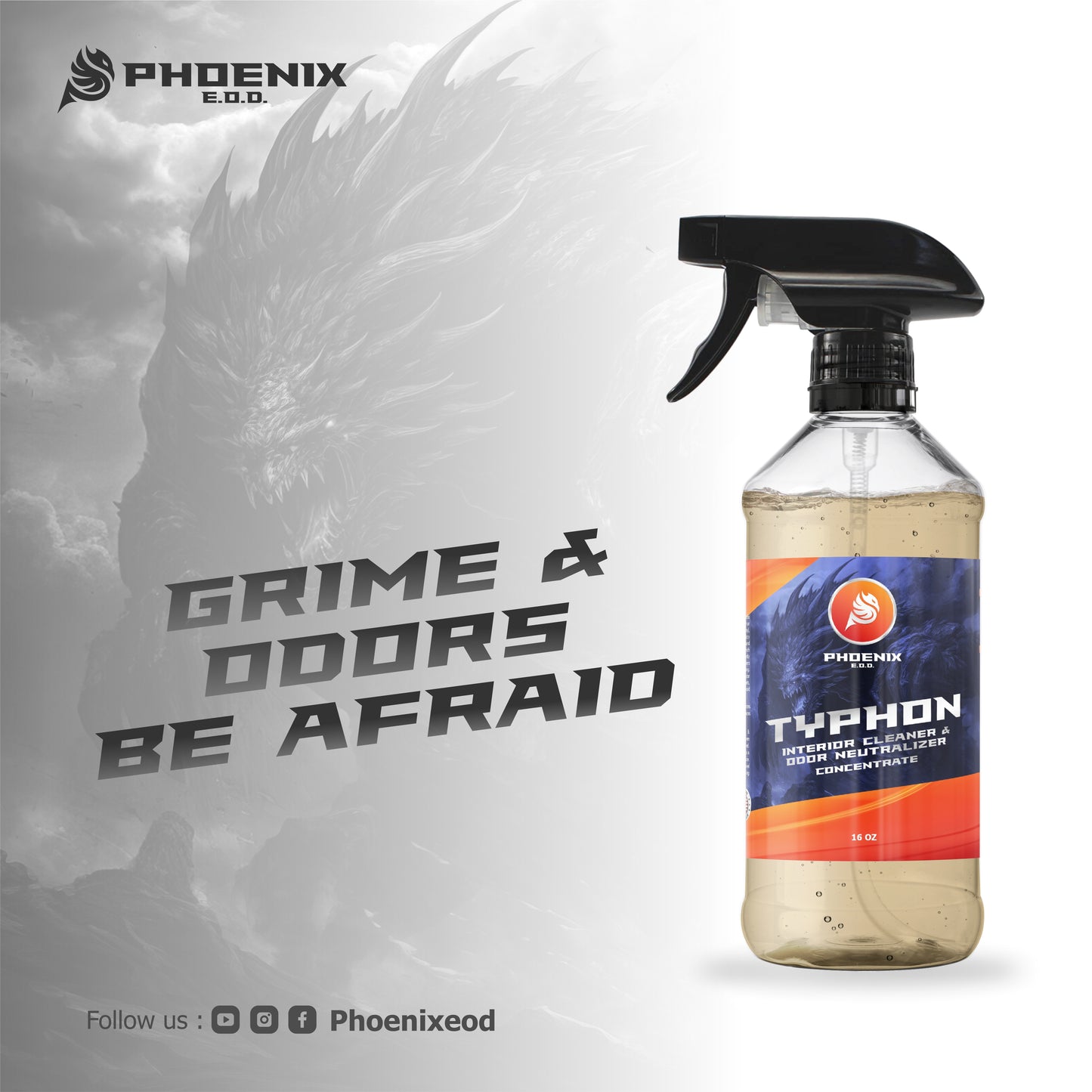 Phoenix: Typhon Interior Cleaner & Odor Neutralizer - Concentrate